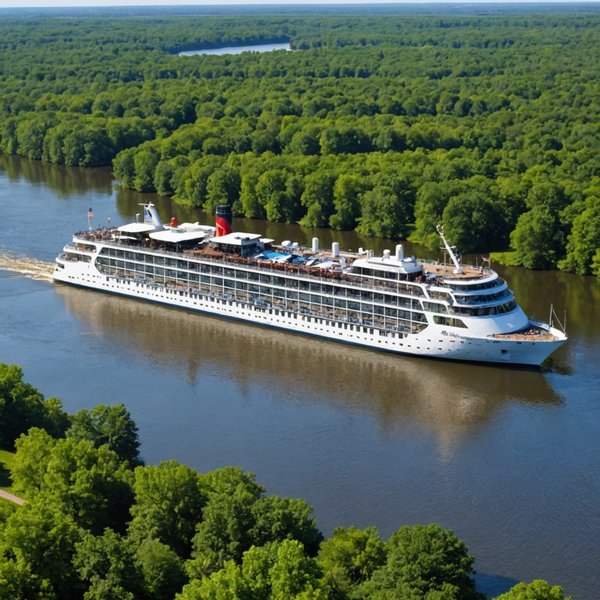 Quels sont les meilleurs itinéraires pour une croisière sur le fleuve Mississippi, USA?