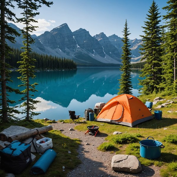 Comment organiser un camping pour une expédition de pêche dans les lacs canadiens?